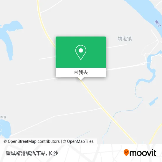 望城靖港镇汽车站地图