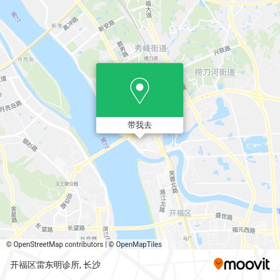 开福区雷东明诊所地图