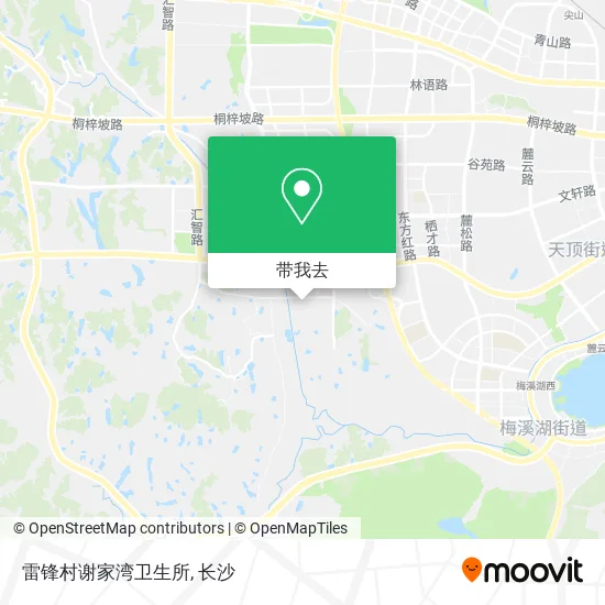 雷锋村谢家湾卫生所地图