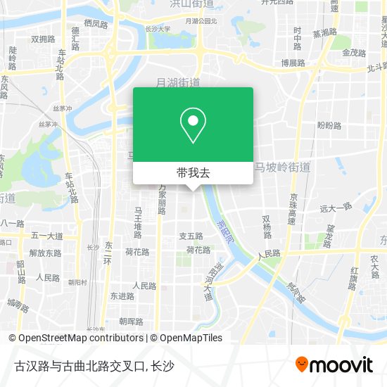 古汉路与古曲北路交叉口地图