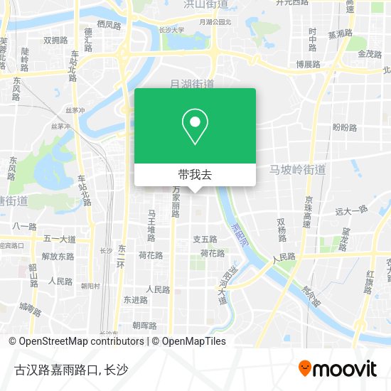 古汉路嘉雨路口地图