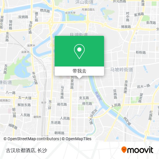 古汉欣都酒店地图