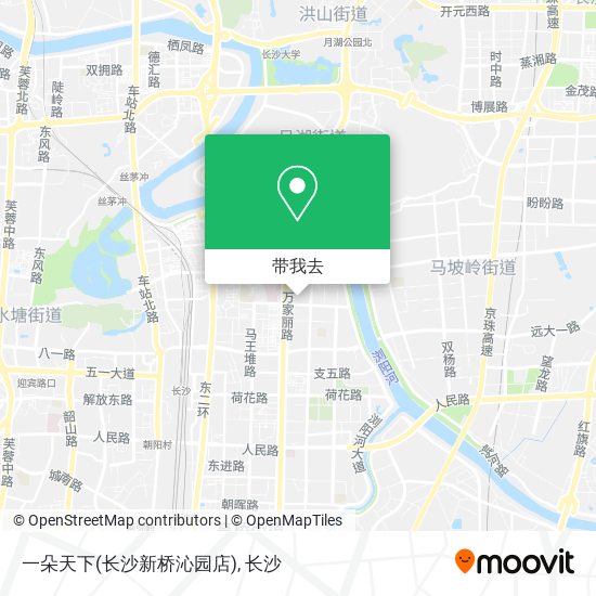 一朵天下(长沙新桥沁园店)地图