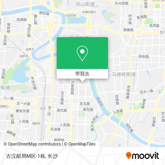 古汉邮局M区-1栋地图