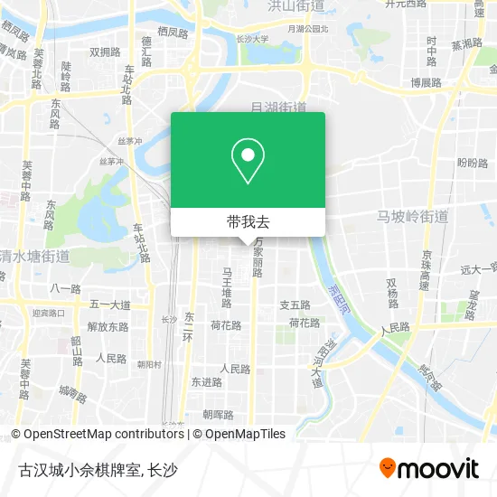 古汉城小佘棋牌室地图