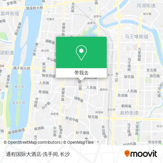 通程国际大酒店-洗手间地图