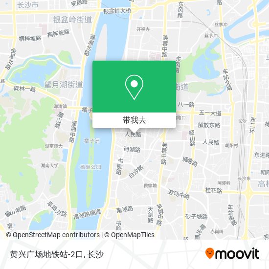 黄兴广场地铁站-2口地图