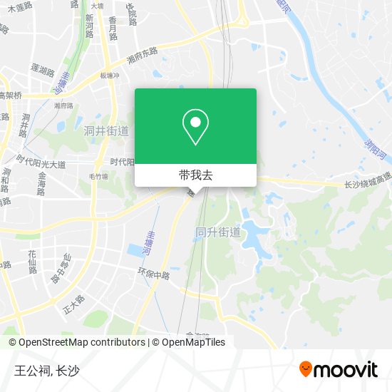 王公祠地图