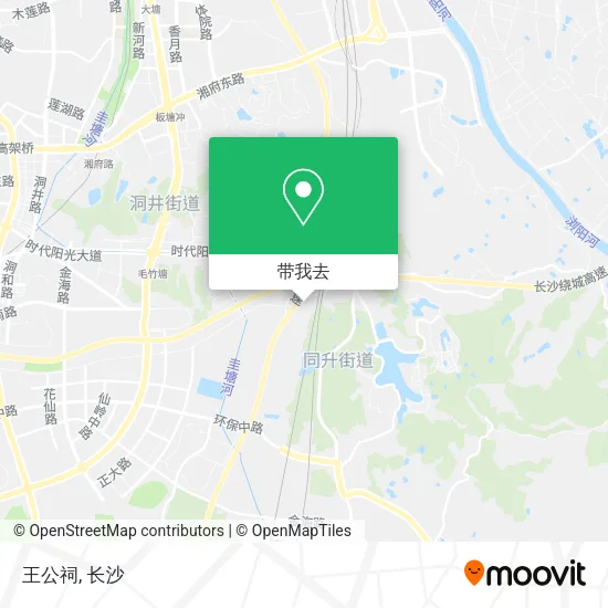 王公祠地图