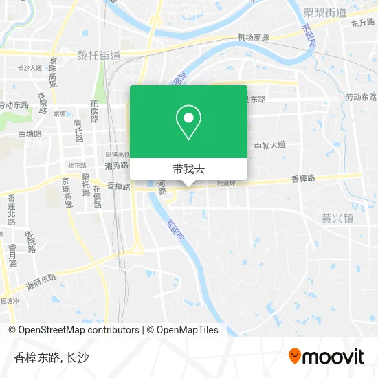 香樟东路地图
