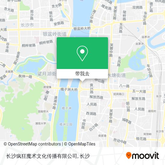 长沙疯狂魔术文化传播有限公司地图