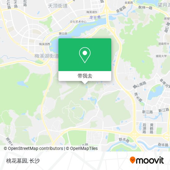 桃花墓园地图