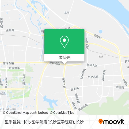 里手馄饨 . 长沙医学院店地图