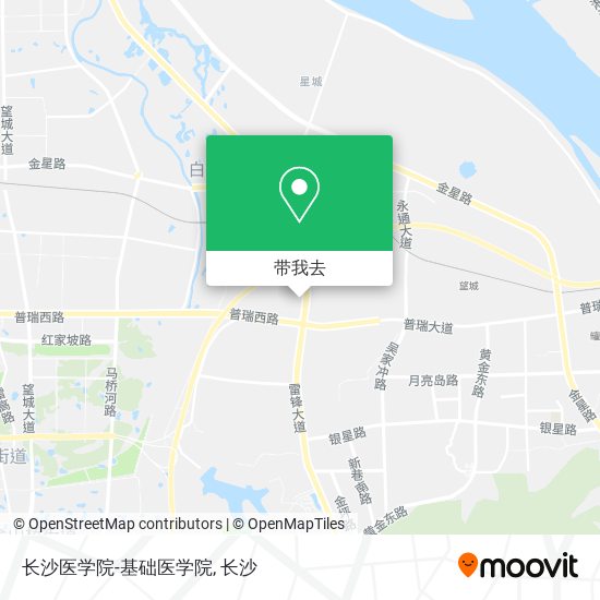 长沙医学院-基础医学院地图