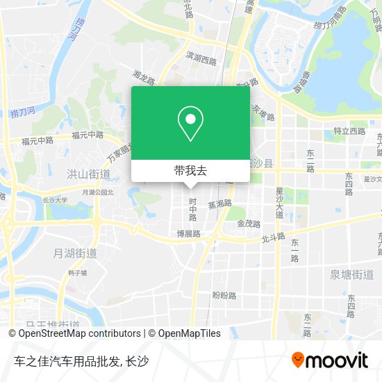 车之佳汽车用品批发地图