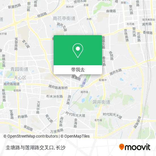 圭塘路与莲湖路交叉口地图