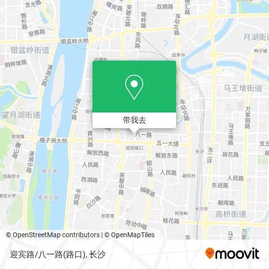 迎宾路/八一路(路口)地图