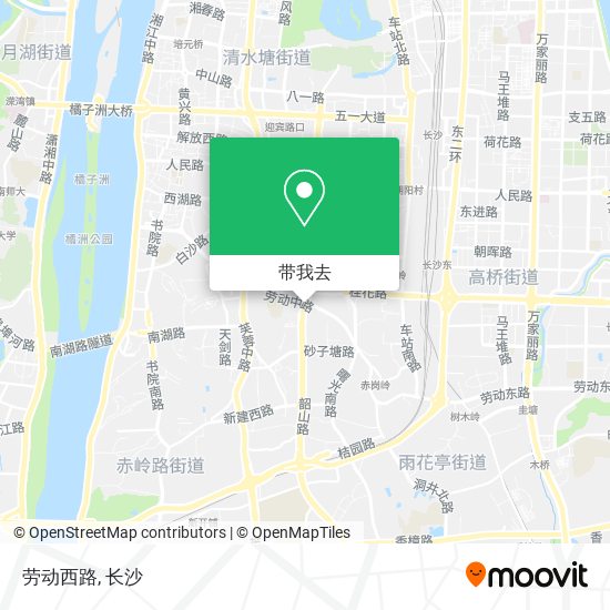 劳动西路地图