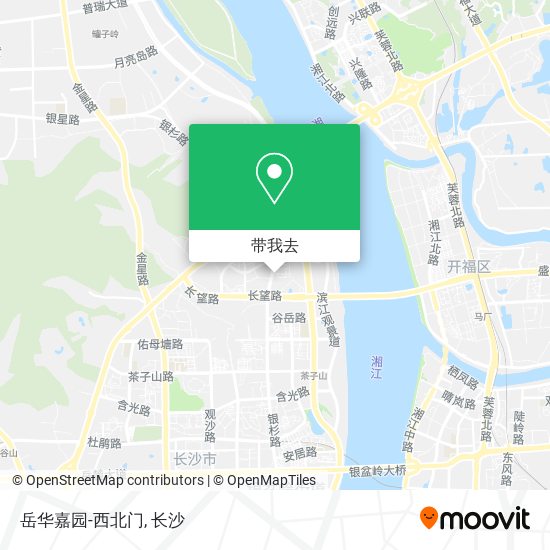 岳华嘉园-西北门地图