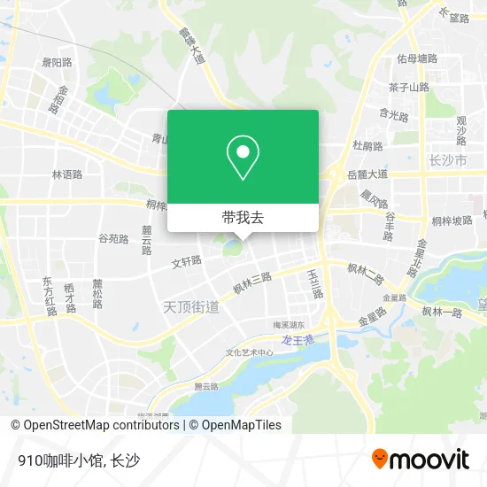 910咖啡小馆地图