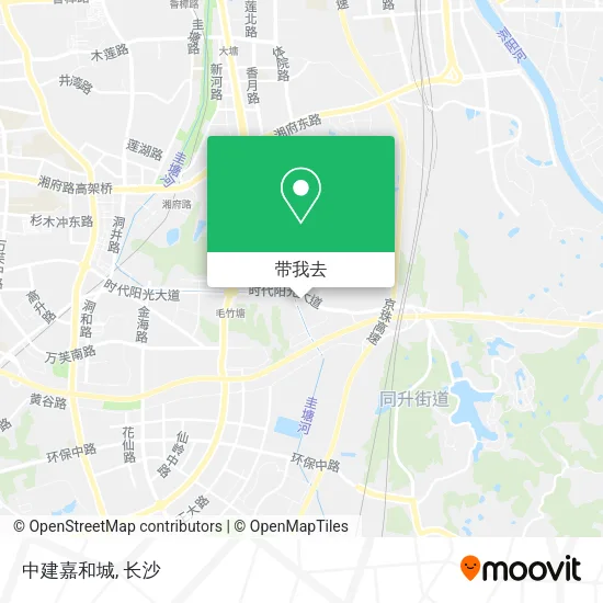 中建嘉和城地图