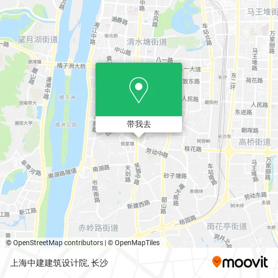 上海中建建筑设计院地图