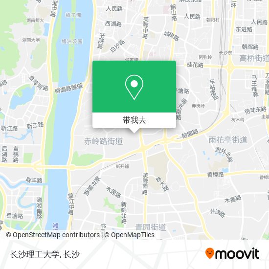 长沙理工大学地图