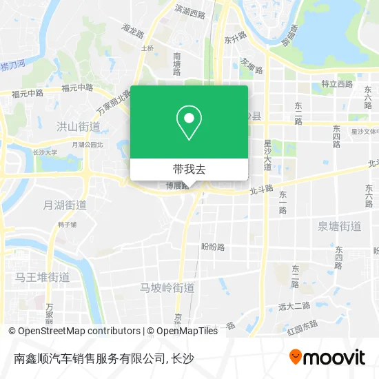 南鑫顺汽车销售服务有限公司地图
