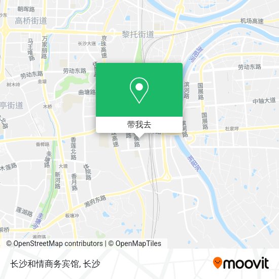 长沙和情商务宾馆地图