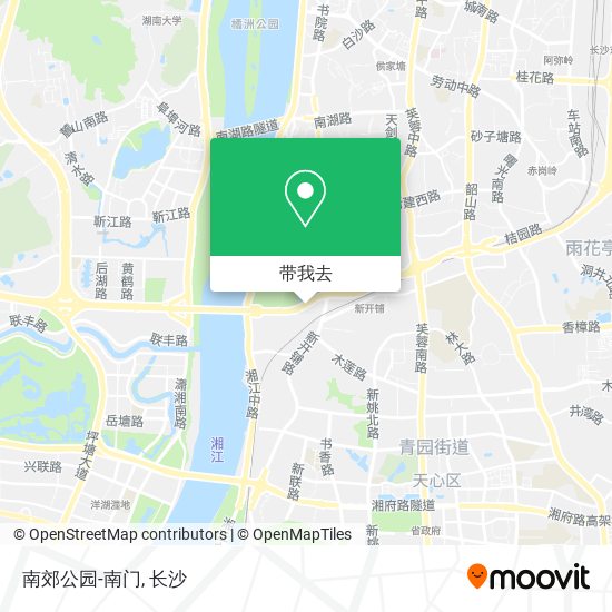南郊公园-南门地图