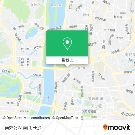 南郊公园-南门地图