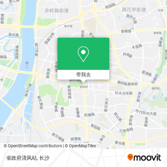 省政府清风站地图