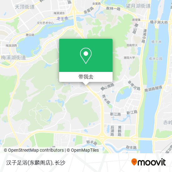 汉子足浴(东麟阁店)地图