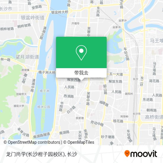龙门尚学(长沙柑子园校区)地图