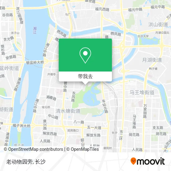 老动物园旁地图