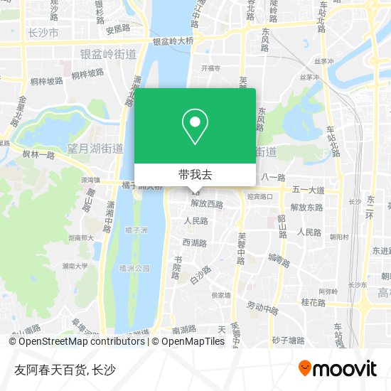 友阿春天百货地图
