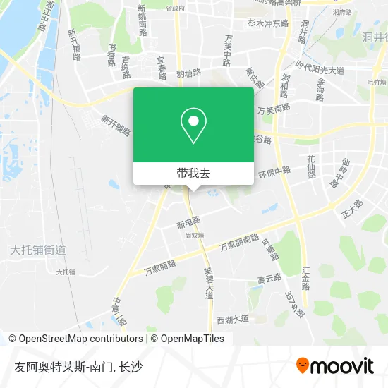 友阿奥特莱斯-南门地图