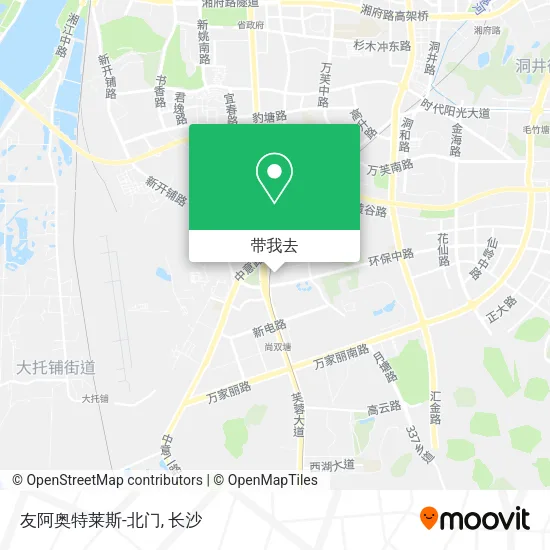 友阿奥特莱斯-北门地图