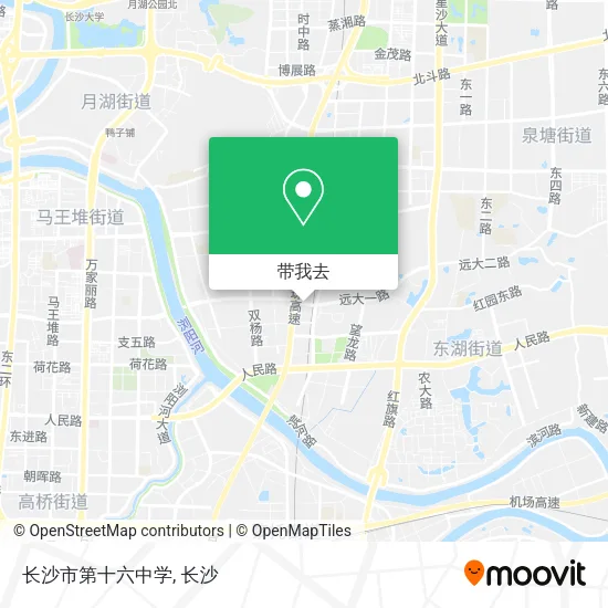 长沙市第十六中学地图