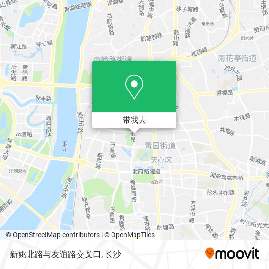 新姚北路与友谊路交叉口地图