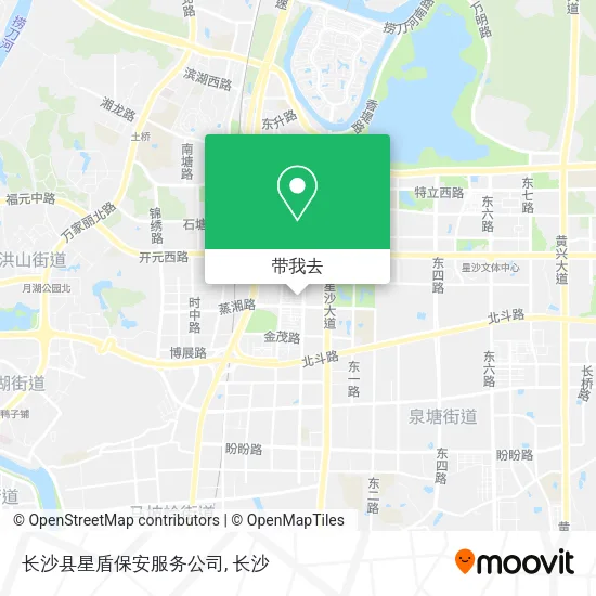 长沙县星盾保安服务公司地图