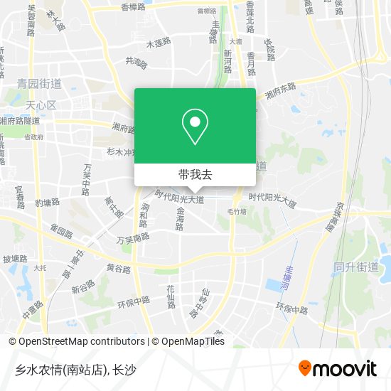 乡水农情(南站店)地图