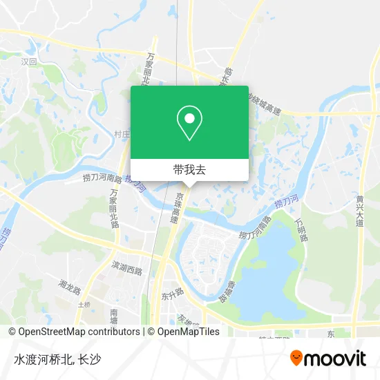 水渡河桥北地图