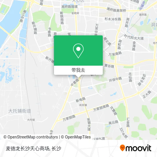 麦德龙长沙天心商场地图