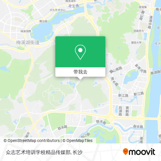 众志艺术培训学校精品传媒部地图
