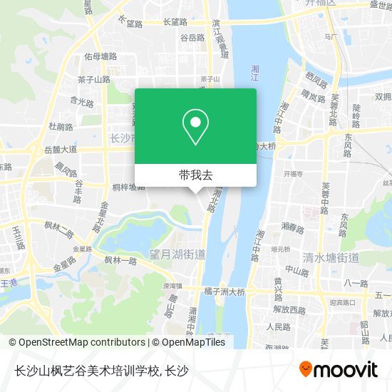 长沙山枫艺谷美术培训学校地图