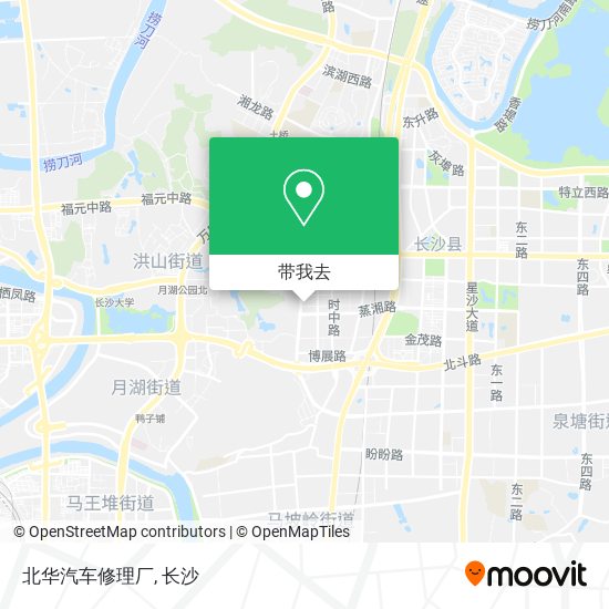 北华汽车修理厂地图