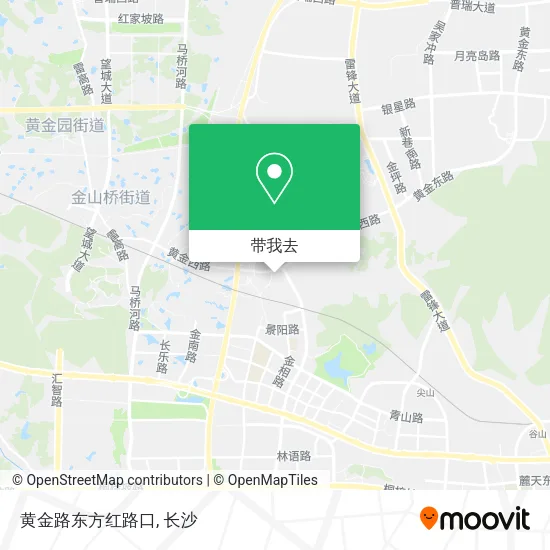 黄金路东方红路口地图