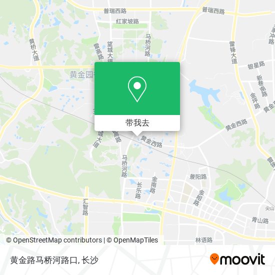 黄金路马桥河路口地图