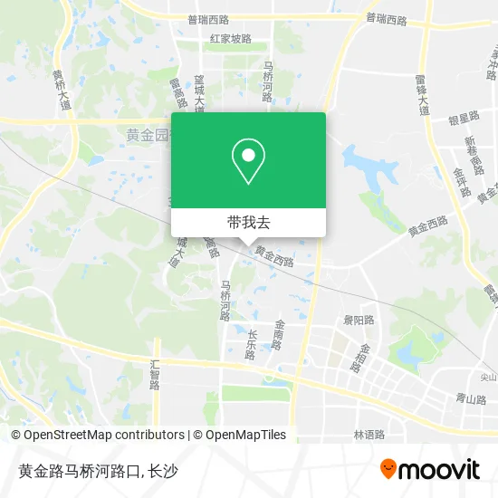 黄金路马桥河路口地图